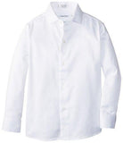 Calvin Klein Boys' Long-Sleeve Sateen Dress Shirt
