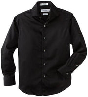 Calvin Klein Boys' Long-Sleeve Sateen Dress Shirt